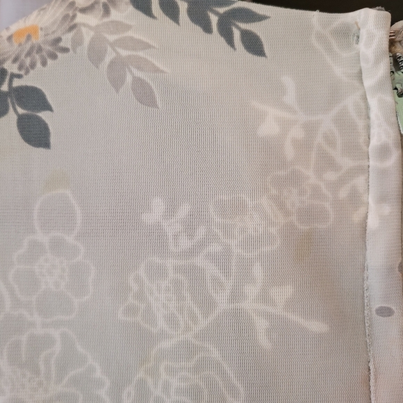 Vintage 1970s Flutter Sleeve Mint Green Dress - Picture 4 of 4